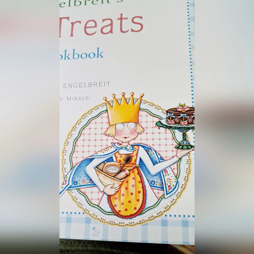 Vintage Mary Engelbreits Sweet Treat Dessert Cookbook 1999
